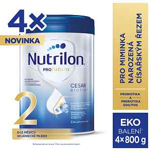 NUTRILON 2 Profutura Cesarbiotik pokračovací kojenecká výživa od ukončeného 6. měsíce 4 x 800 g