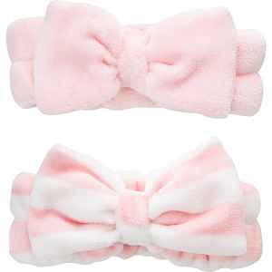 Brushworks Makeup Headbands kosmetická čelenka s mašlí
