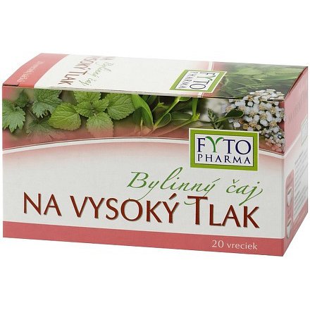 Bylinný čaj na vysoký tlak 20x1.25g Fytopharma