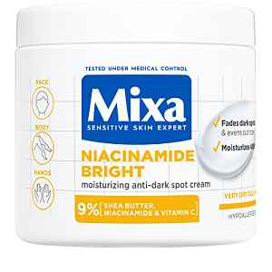 Mixa Niacinamide Bright hydratační krém proti tmavým skvrnám 400ml