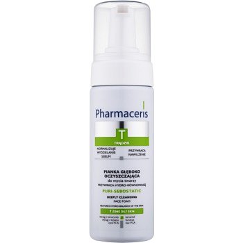 Pharmaceris T-Zone Oily Skin Puri-Sebostatic čisticí pěna pro pleť vysušenou a podrážděnou léčbou akné 150 ml