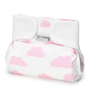 T-tomi Ortopedické abdukční kalhotky - suchý zip Pink clouds (5-9kg)
