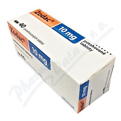 Zodac 10mg 40 tablet