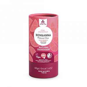 BEN & ANNA Tuhý deodorant BIO Pink Grapefruit 40 g