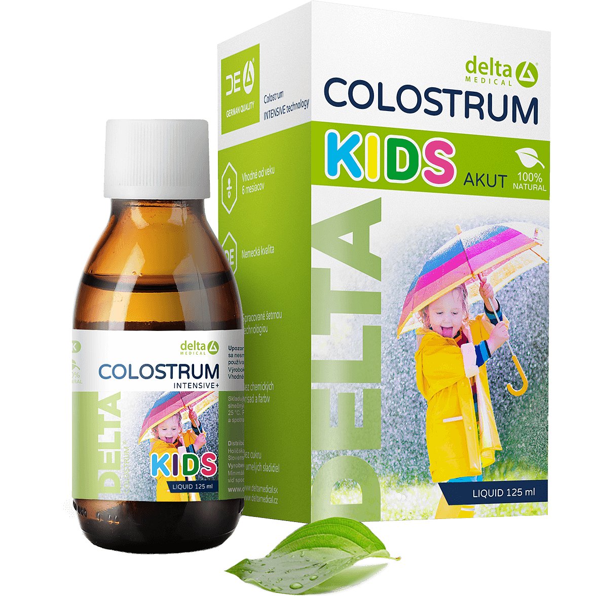 DELTA COLOSTRUM® KIDS Natural 100% Tekuté 125ml