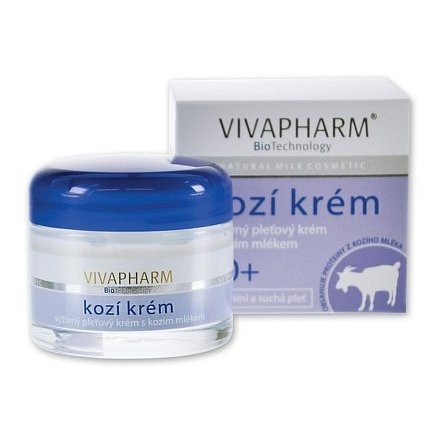 Kozí krém výživný pleťový krém Vivapharm 50ml