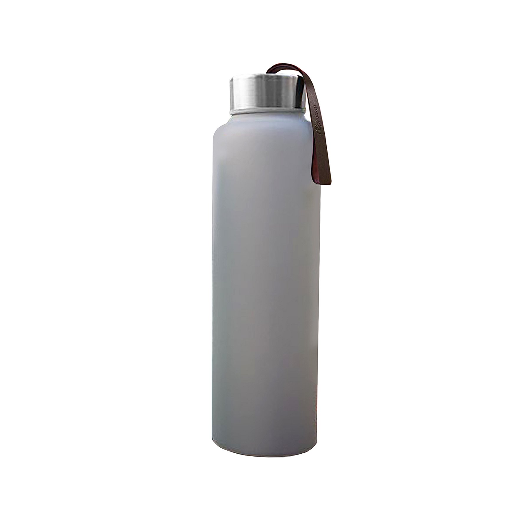 Láhev sklo na vodu 400ml quiet grey