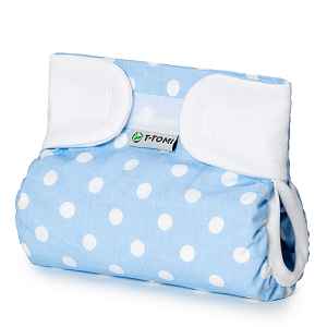 T-tomi Ortopedické abdukční kalhotky - suchý zip Blue polka (3-6kg)