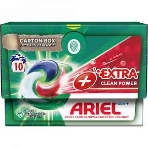 Ariel Extra Clean Plus gelové kapsle na praní 10 ks