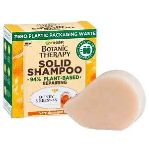 Obnovující tuhý šampon pro velmi poškozené vlasy Botanic Therapy (Honey & Beeswax Solid Shampoo) 60 g