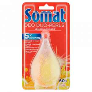 Somat Duo-perls lemon a orange, osvěžovač do myčky 17 g
