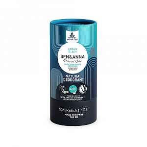 BEN & ANNA Tuhý deodorant BIO Urban Black 40 g