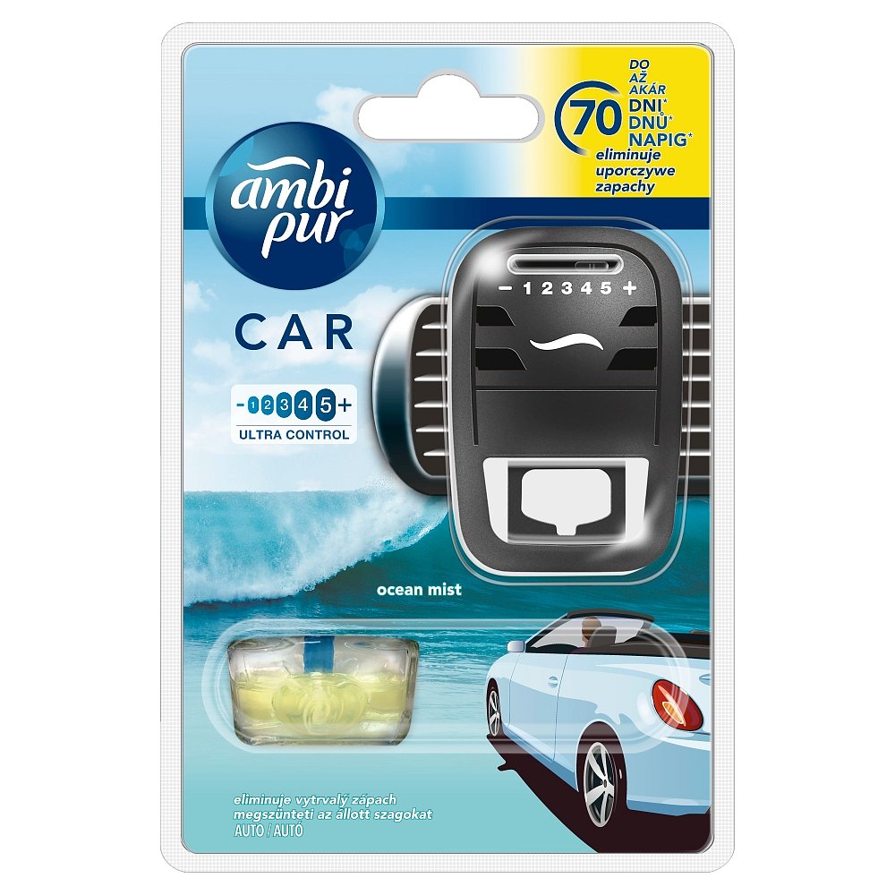 Ambi Pur Car Fresh Escapes Aqua strojek 7 ml