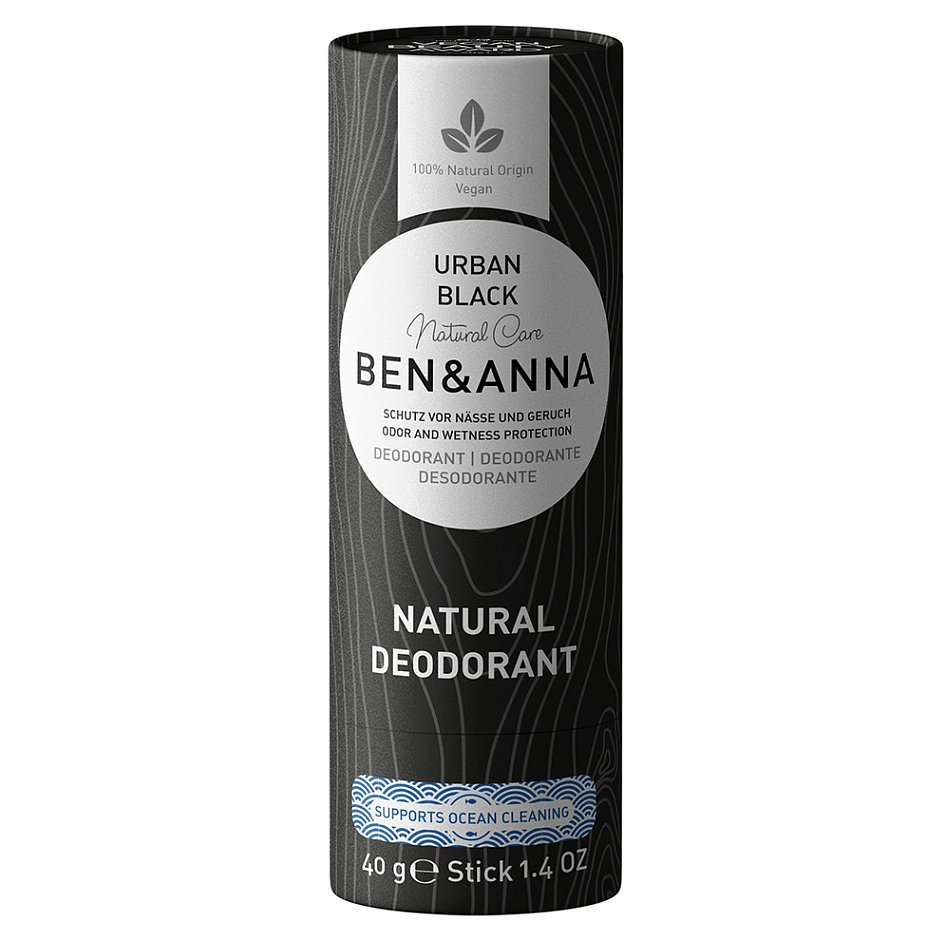 BEN & ANNA Tuhý deodorant BIO Urban Black 40 g