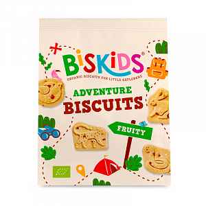 Biskids BIO dětské celozrnné sušenky s kousky jablek 100 g