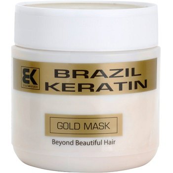 Brazil Keratin Gold keratinová regenerační maska pro poškozené vlasy  500 ml