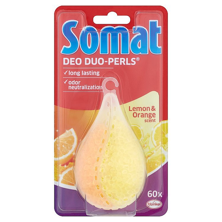 Somat Duo-perls lemon a orange, osvěžovač do myčky 17 g