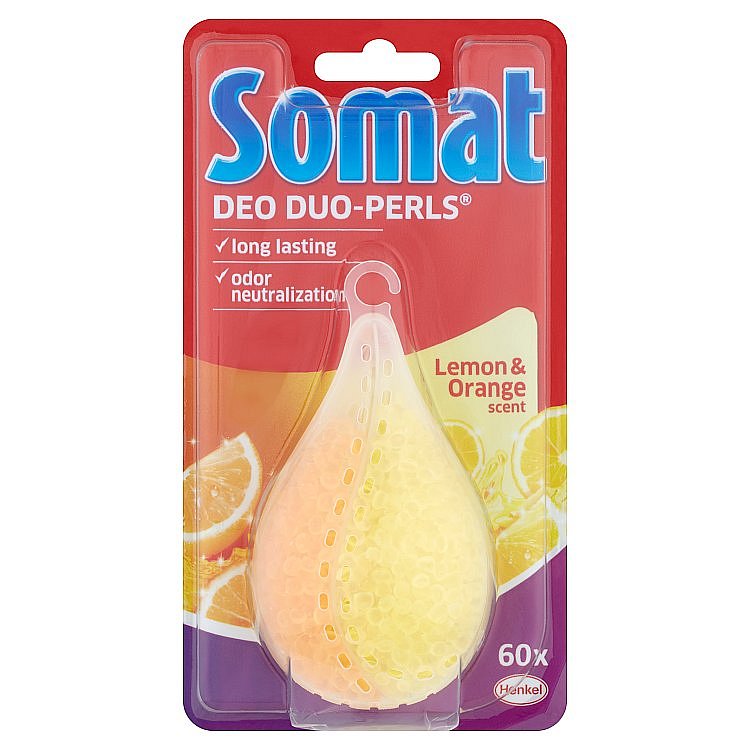 Somat Duo-perls lemon a orange, osvěžovač do myčky 17 g