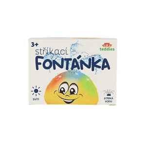 Teddies fontánka do vody stříkací žlutá