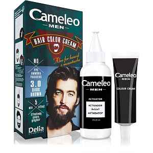 Delia Cosmetics Cameleo Men barva na vlasy odstín 3.0 Dark Brown 30 ml