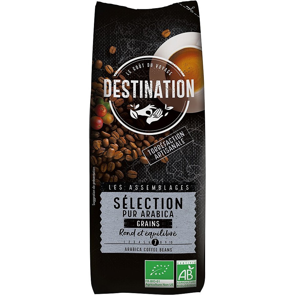 Destination BIO káva zrnková Selection 250g