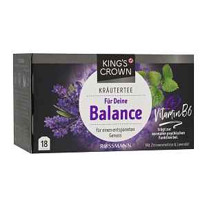 King's Crown Bylinný čaj pro balanc s meduňkou a levandulí 32 g