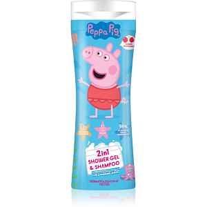 Peppa Pig Shower gel & Shampoo sprchový gel a šampon 2 v 1 pro děti Cherry 300 ml