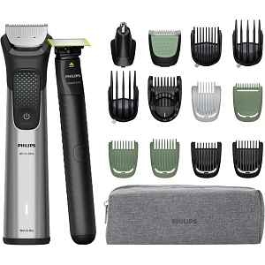 Philips Series 9000 MG9535/15 multifunkční zastřihovač + Philips One Blade Face 1 ks