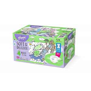 2x BELLA HAPPY Baby Pleny jednorázové Maxi Box 8-14 kg 62 ks