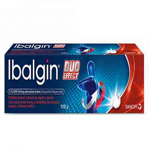 IBALGIN DUO EFFECT 50MG/G+2MG/G krém 100G