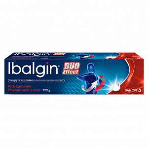 IBALGIN DUO EFFECT 50MG/G+2MG/G krém 100G