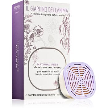 Mr & Mrs Fragrance Il Giardino Dell'Anima Natural Rest náplň do aroma difuzérů kapsle (De-stress and Sleep)