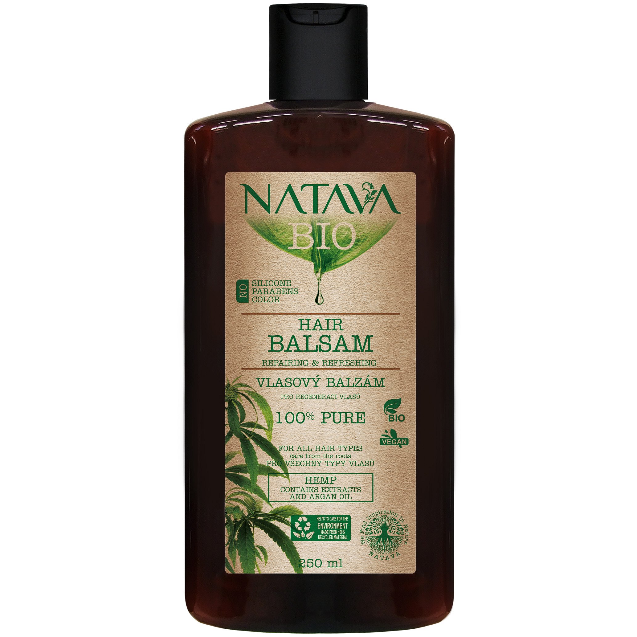 Natava BIO hair balsam Hemp 250ml