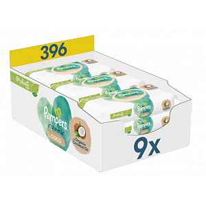 PAMPERS Dětské Čisticí Ubrousky Coconut Pure 378ks (9x42)