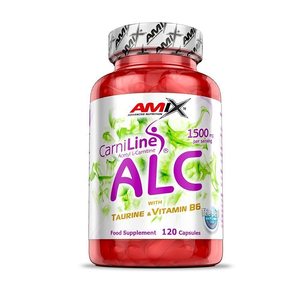 Amix ALC + Taurine & Vitamin B6, 120 kapslí