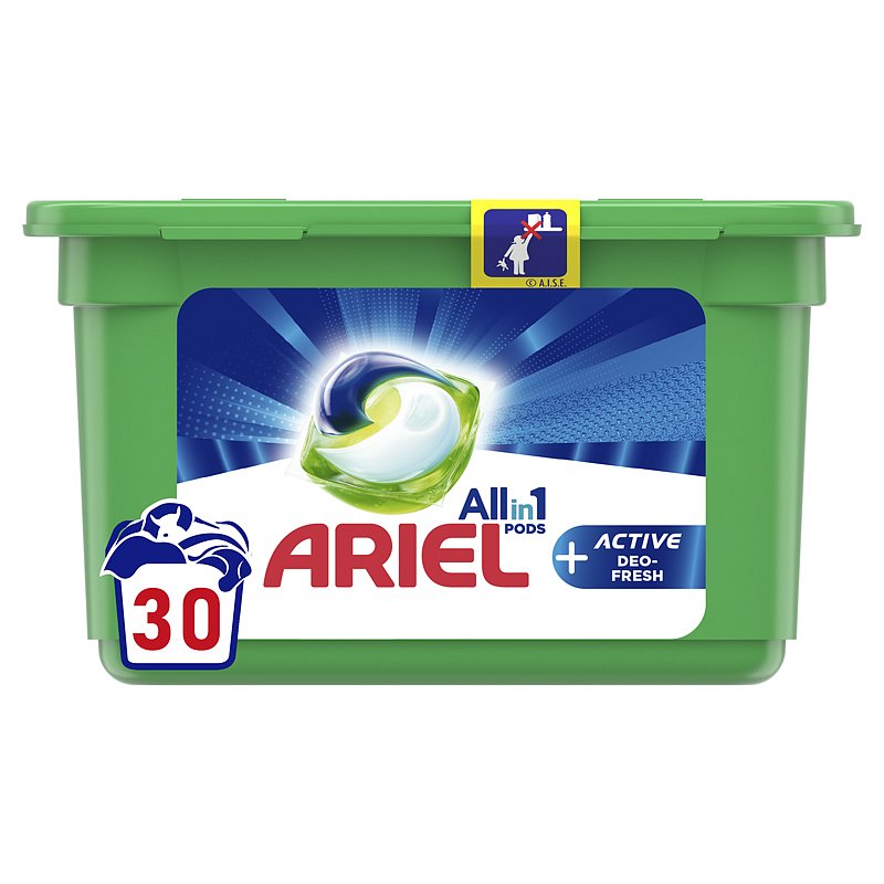 ARIEL Acive Sport kapsle na praní 30 ks