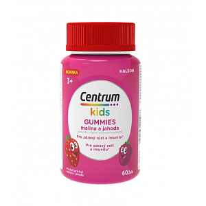Centrum Kids Gummies malina a jahoda želé 60 ks