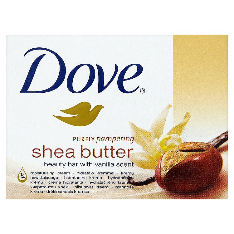 Dove Purely Pampering Shea Butter krémová tableta na mytí 100 g