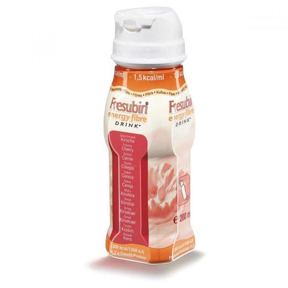 FRESUBIN ENERGY FIBRE JAHODA 4X200ML Roztok
