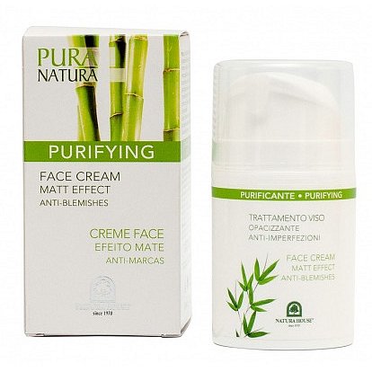Natura House Purifying Krém na tvář s cejlonskou skořicí a zinkem 50ml