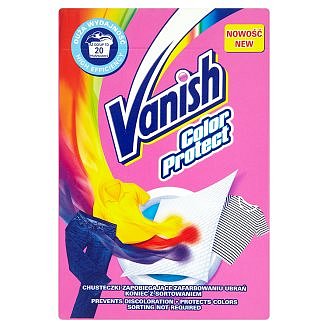Vanish Color protect ubrousky, 20 praní 10 ks/bal.