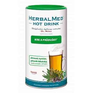 HerbalMed HotDrink Dr.Weiss kašel průdušky 180g+vit.C