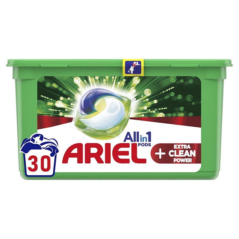 ARIEL Extra Clean kapsle na praní 30 ks