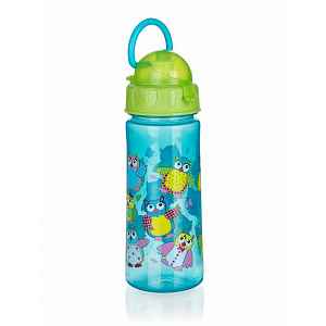 Banquet Láhev plastová Owls 500 ml Green