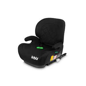 Caretero Podsedák, autosedačka Irbis i-Size 125–150 cm s ISOFIX – černá