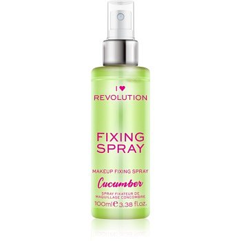 I Heart Revolution Fixing Spray fixační sprej na make-up s vůní Cucumber 100 ml