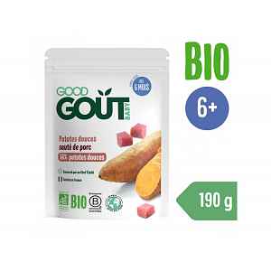 Good Gout BIO Batáty s vepřovým masem 190g