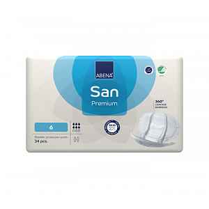Abena San Premium 6 pleny absorpční, prodyšné, 1600ml, 34ks