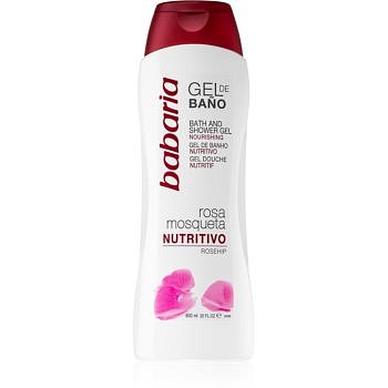 Babaria Rosa Mosqueta sprchový a koupelový gel s vyživujícím účinkem 600 ml