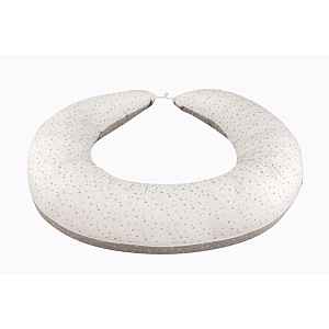 Bomimi ABRA multifunkční polštář XXL, HVĚZDIČKY bílá/šedá